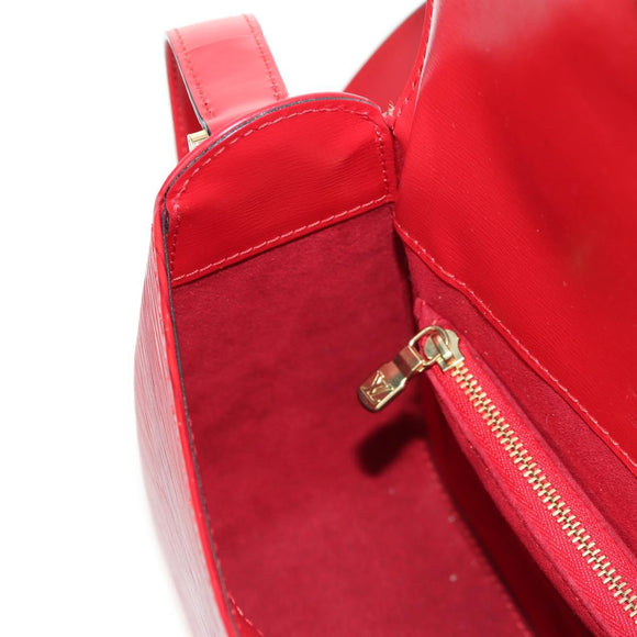 LOUIS VUITTON Epi Bushi Shoulder Bag Red M52207 LV Auth am9421V