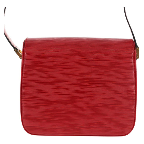 LOUIS VUITTON Epi Bushi Shoulder Bag Red M52207 LV Auth am9421V