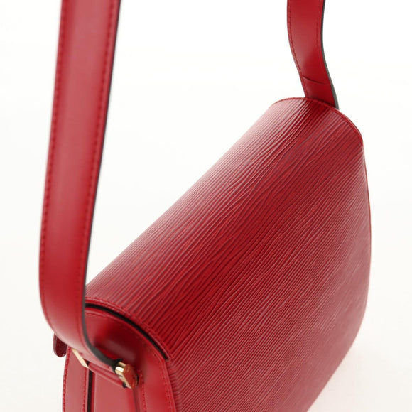 LOUIS VUITTON Epi Bushi Shoulder Bag Red M52207 LV Auth am9421V