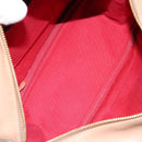 Chloe Eden Shoulder Bag Leather Brown Gold Auth am9424-11