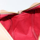 Chloe Eden Shoulder Bag Leather Brown Gold Auth am9424-20