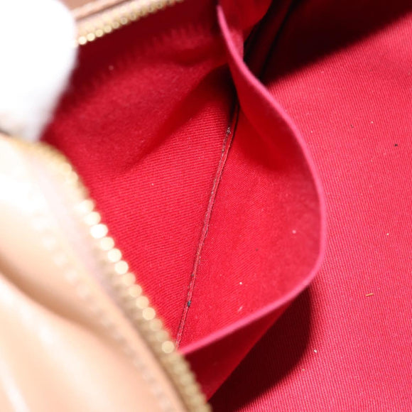 Chloe Eden Shoulder Bag Leather Brown Gold Auth am9424