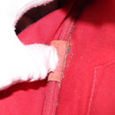 Chloe Eden Shoulder Bag Leather Brown Gold Auth am9424-12