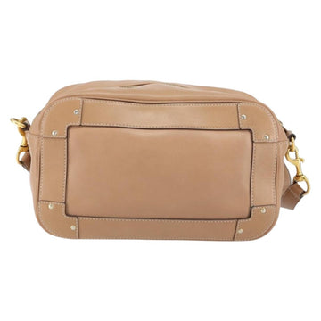 Chloe Eden Shoulder Bag Leather Brown Gold Auth am9424 - 0