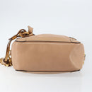 Chloe Eden Shoulder Bag Leather Brown Gold Auth am9424-5