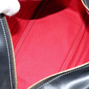 Chloe Eden Shoulder Bag Leather 2way Black Gold Auth am9425-11