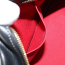 Chloe Eden Shoulder Bag Leather 2way Black Gold Auth am9425-22