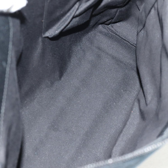 GUCCI GG Canvas Shoulder Bag Black Silver 110054 Auth am9428V