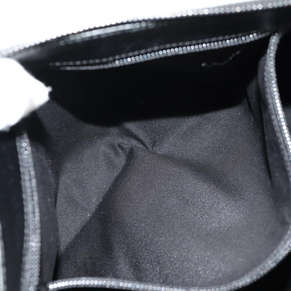 GUCCI GG Canvas Shoulder Bag Black Silver 110054 Auth am9428V