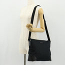 GUCCI GG Canvas Shoulder Bag Black Silver 110054 Auth am9428V-24