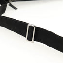 GUCCI GG Canvas Shoulder Bag Black Silver 110054 Auth am9428V-8