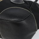 PRADA Shoulder Bag Nylon Leather Black Silver Auth am9430-15