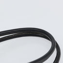 PRADA Shoulder Bag Nylon Leather Black Silver Auth am9430-14