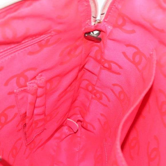 CHANEL Cambon Line Shoulder Bag Leather Black Silver CC Auth am9431