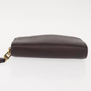 LOUIS VUITTON Taiga Baikal Clutch Bag Acajou M30186 LV Auth am9432-5