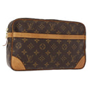 LOUIS VUITTON Monogram Compiegne 28 Clutch Bag M51845 LV Auth am9433-1