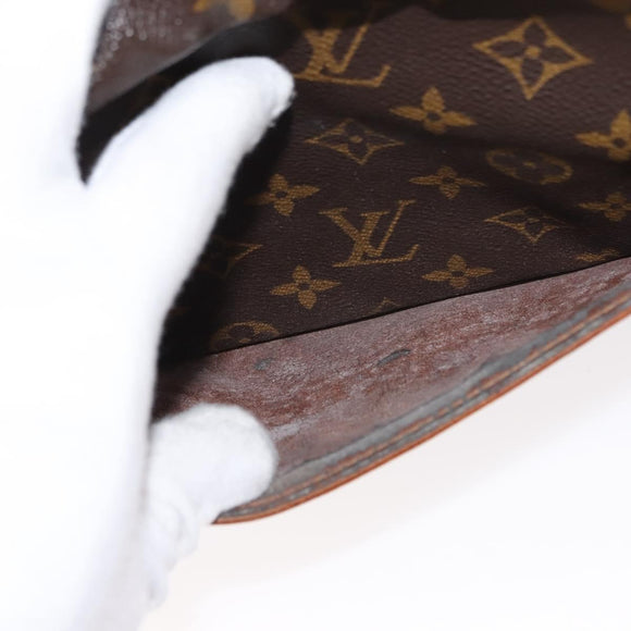 LOUIS VUITTON Monogram Compiegne 28 Clutch Bag M51845 LV Auth am9433