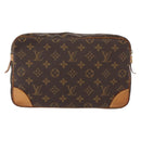 LOUIS VUITTON Monogram Compiegne 28 Clutch Bag M51845 LV Auth am9433-2