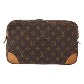 LOUIS VUITTON Monogram Compiegne 28 Clutch Bag M51845 LV Auth am9433 - 0