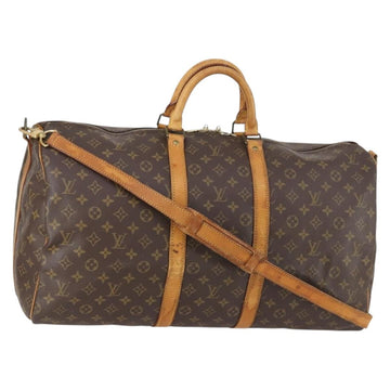 LOUIS VUITTON Monogram Keepall Bandouliere55 Boston Bag M41414 LV Auth am9434