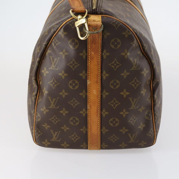 LOUIS VUITTON Monogram Keepall Bandouliere55 Boston Bag M41414 LV Auth am9434