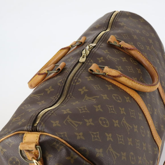 LOUIS VUITTON Monogram Keepall Bandouliere55 Boston Bag M41414 LV Auth am9434