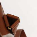 GUCCI Bamboo Backpack Leather Brown Gold 003 2058 0016 Auth am9436-15