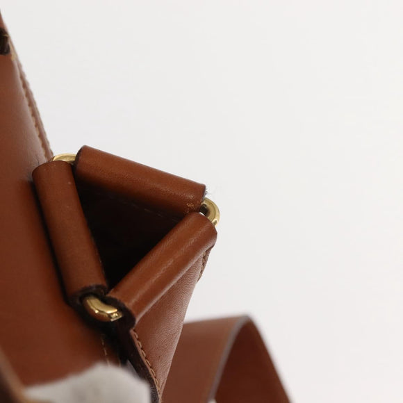 GUCCI Bamboo Backpack Leather Brown Gold 003 2058 0016 Auth am9436