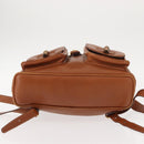 GUCCI Bamboo Backpack Leather Brown Gold 003 2058 0016 Auth am9436-5