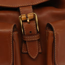 GUCCI Bamboo Backpack Leather Brown Gold 003 2058 0016 Auth am9436-20