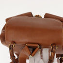 GUCCI Bamboo Backpack Leather Brown Gold 003 2058 0016 Auth am9436-6