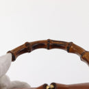 GUCCI Bamboo Backpack Leather Brown Gold 003 2058 0016 Auth am9436-14