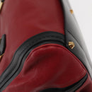 Chloe Alice Hand Bag Leather 2way Red Gold gold Auth am9437-17