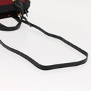 Chloe Alice Hand Bag Leather 2way Red Gold gold Auth am9437-8