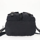 PRADA Backpack Nylon Navy Silver Auth am9440-5