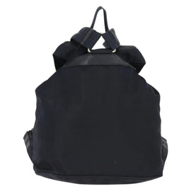 PRADA Backpack Nylon Navy Silver Auth am9440 - 0