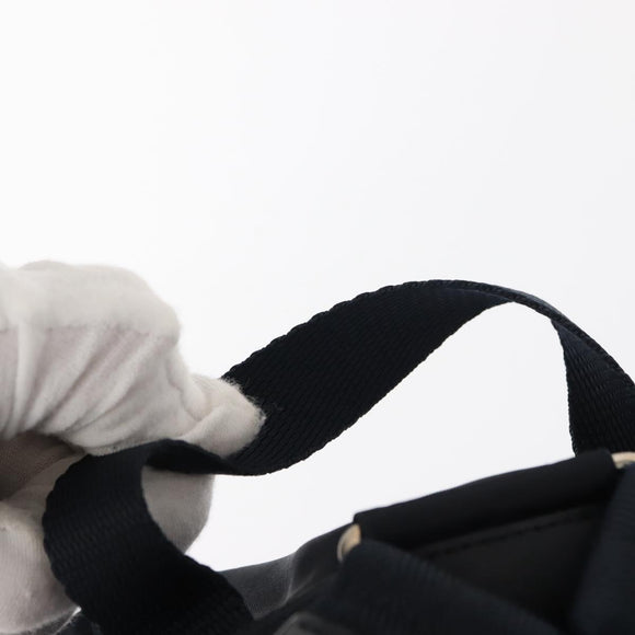 PRADA Backpack Nylon Navy Silver Auth am9440