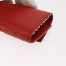 GUCCI Swing Key Case Leather Red 354499 Auth am9441V-16