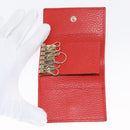 GUCCI Swing Key Case Leather Red 354499 Auth am9441V-8