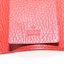 GUCCI Swing Key Case Leather Red 354499 Auth am9441V-18