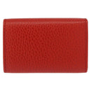 GUCCI Swing Key Case Leather Red 354499 Auth am9441V-2