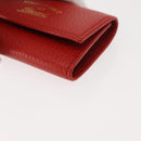 GUCCI Swing Key Case Leather Red 354499 Auth am9441V-14