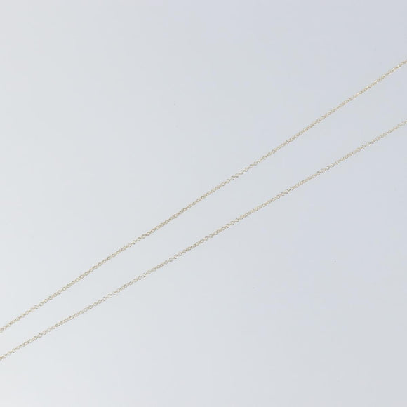 TIFFANY&Co. Cross Kiss Necklace Ag925 Silver Auth am9443