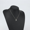 TIFFANY&Co. Cross Kiss Necklace Ag925 Silver Auth am9443-13