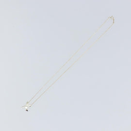 TIFFANY&Co. Cross Kiss Necklace Ag925 Silver Auth am9443 - 0