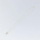 TIFFANY&Co. Cross Kiss Necklace Ag925 Silver Auth am9443-7