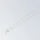 TIFFANY&Co. Cross Kiss Necklace Ag925 Silver Auth am9443-9