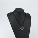 Baccarat Necklace Crystal glass Light Blue Auth am9446-13