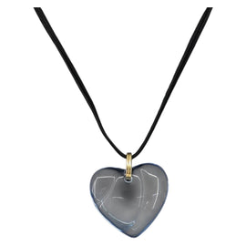Baccarat Necklace Crystal glass Light Blue Auth am9446