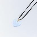 Baccarat Necklace Crystal glass Light Blue Auth am9446-3